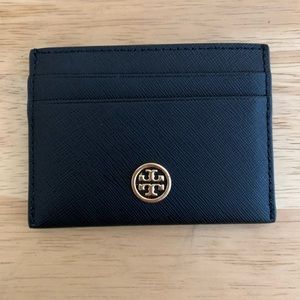 TORY BURCH Robinson Leather Card Case